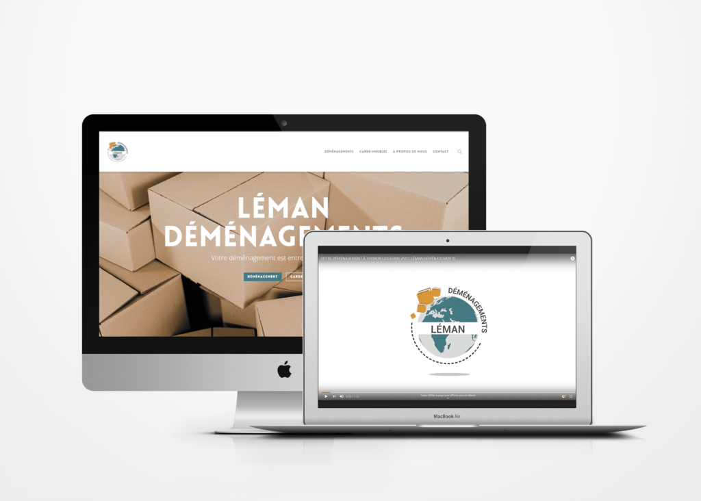Création de site internet Léman Déménagements La Marketerie agence web à Evian, Thonon et Annemasse