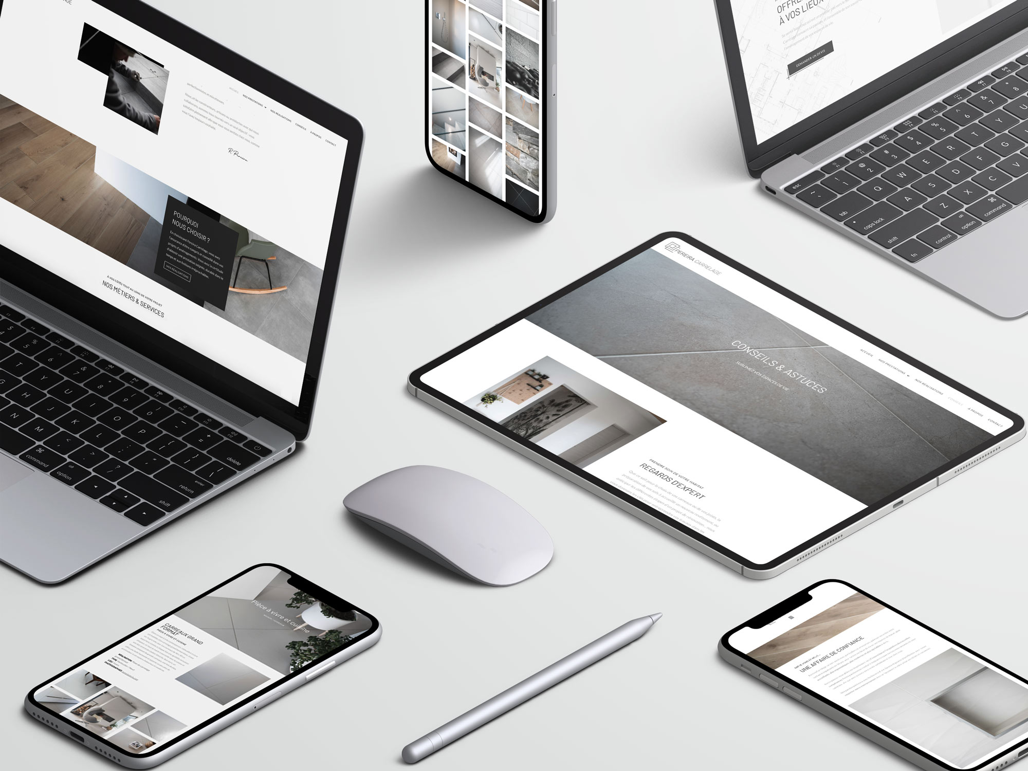 Refonte de site web La Marketerie à Evian, Thonon et Annemasse